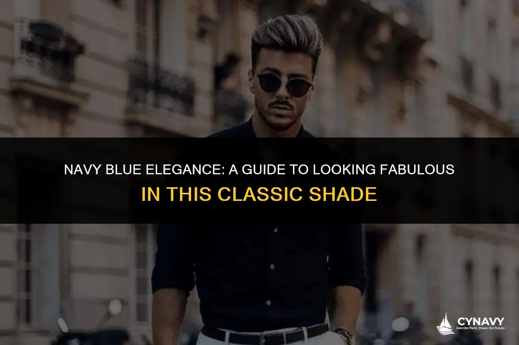 do i look good in navy blue