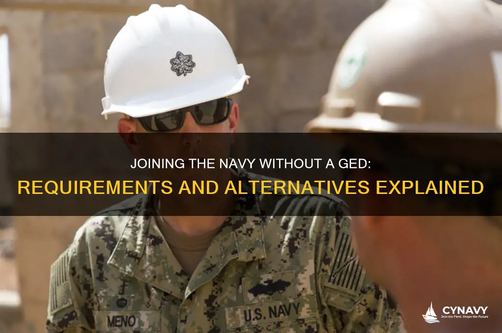 do i need a ged to join the navy
