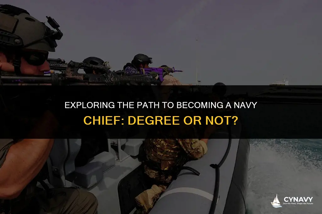 do i need college degree to become a chief navy