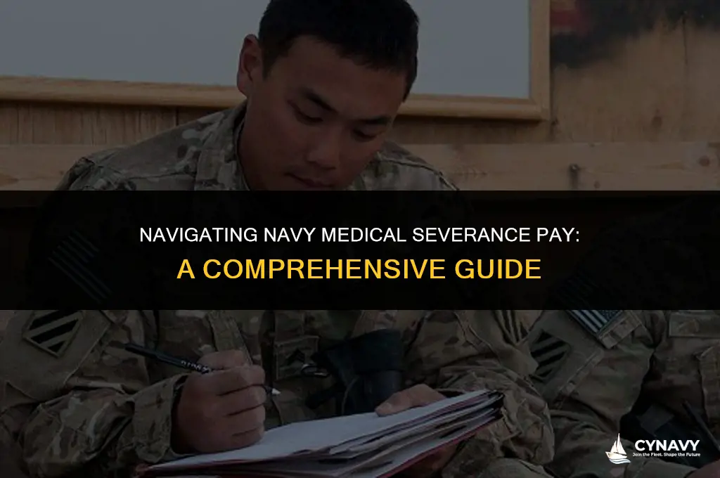 do i need to apply for navy medical severance pay