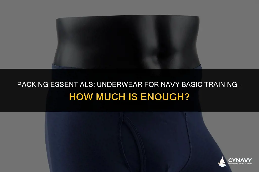 do i need to bring extra underwear to navy basic