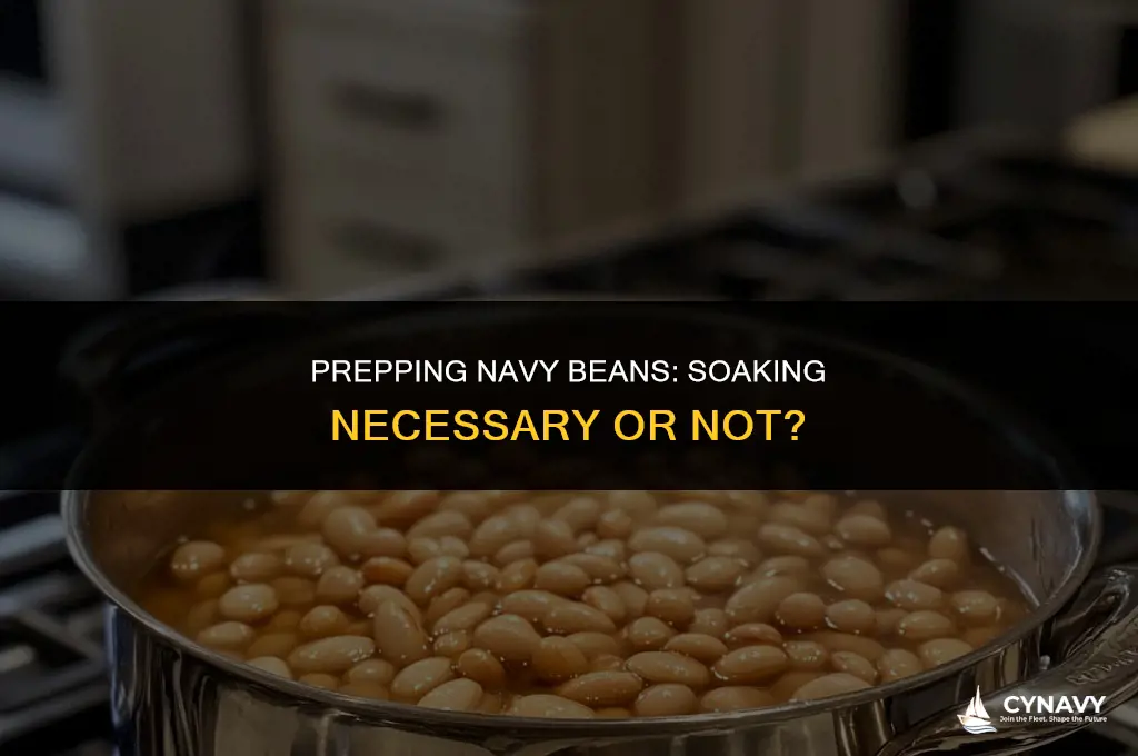 do i need to soak navy beans before cooking