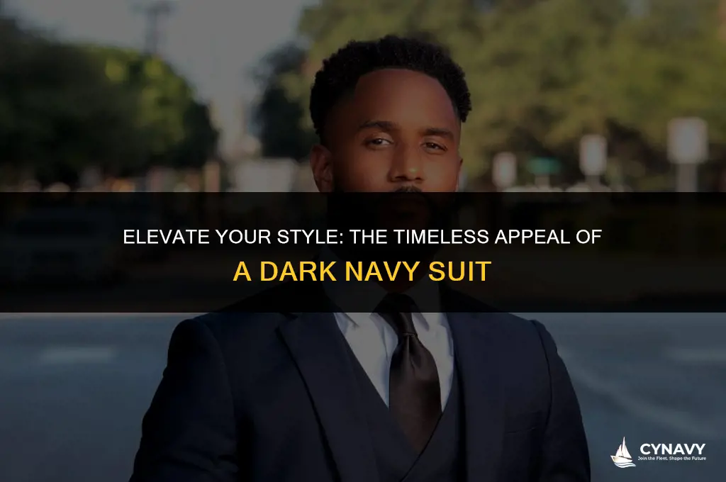 do i want to buy a dark navy suit