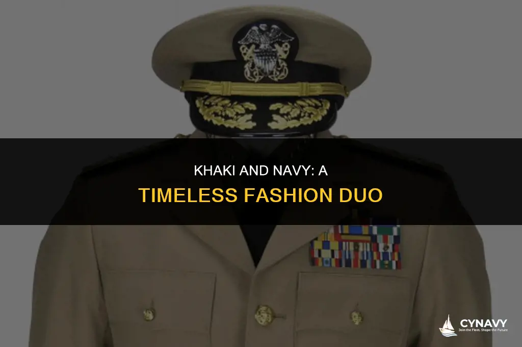 do khaki and navy go together
