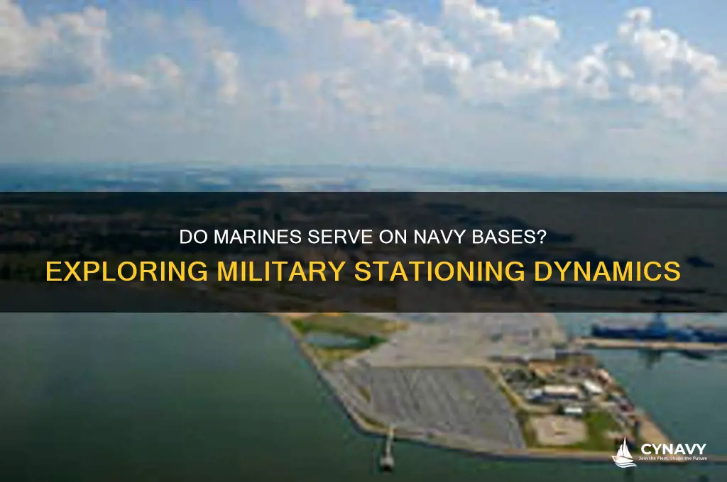 do marines get stationed on navy bases