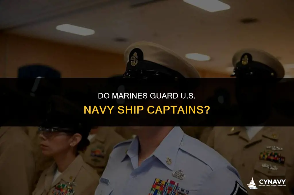 do marines guard u s navy ship captains