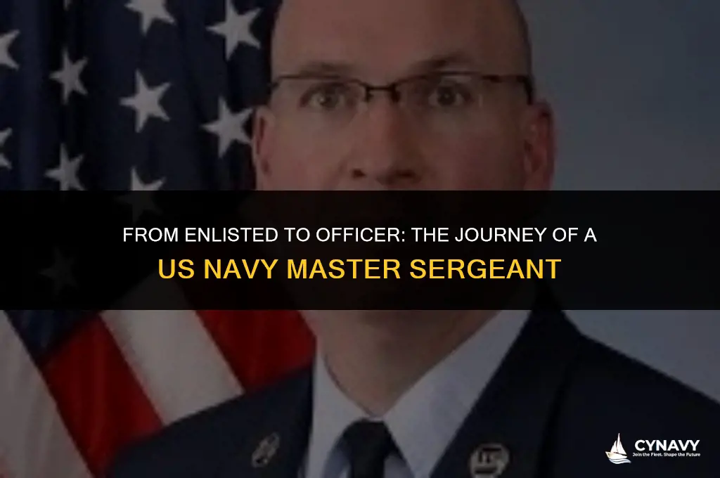do master seargeants in us navy ever become officers