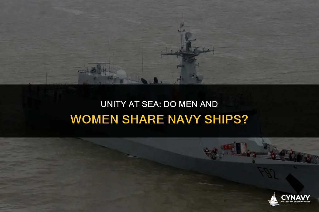 do men and women share the navy ship
