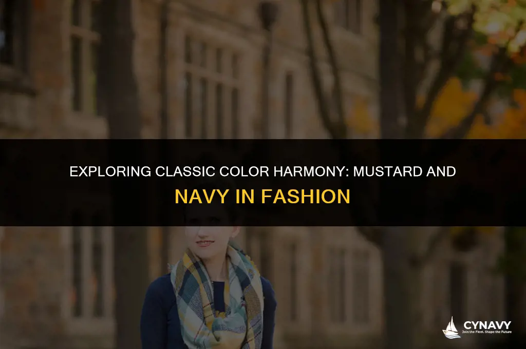 do mustard and navy go together