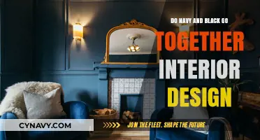 Elevate Your Space: Navy and Black in Interior Design Harmony