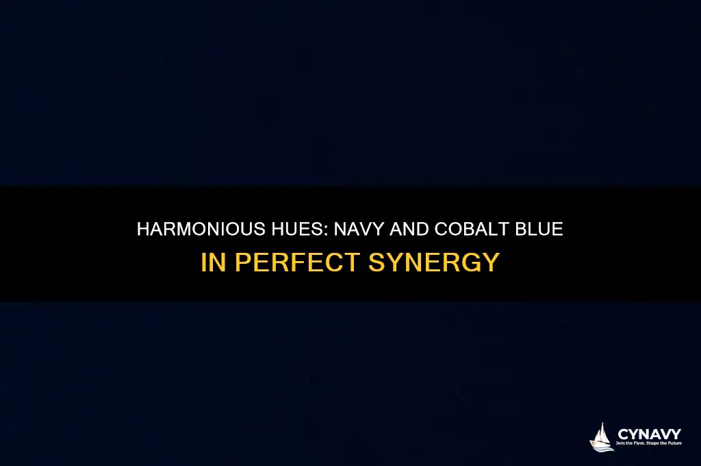 do navy and cobalt blue go together