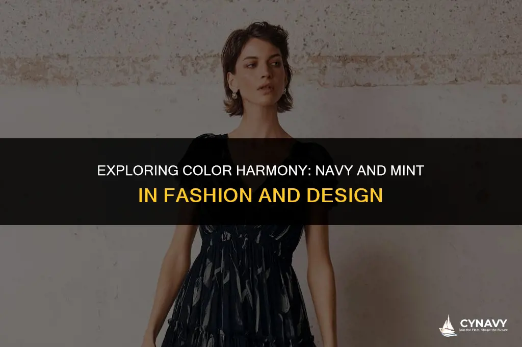 do navy and mint go together