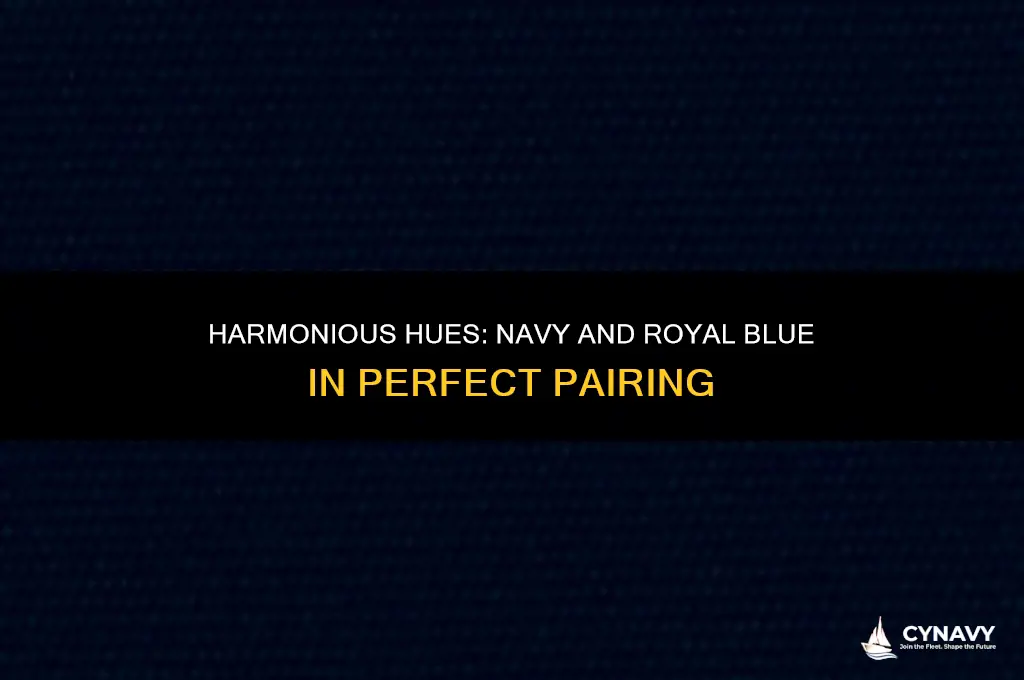do navy and royal blue go together