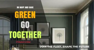 Harmonious Hues: Navy and Sage Green in Perfect Pairing