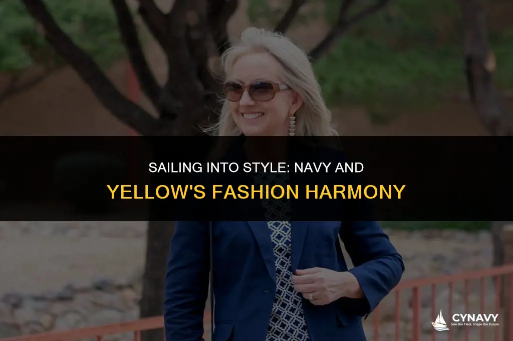 do navy and yellow go together