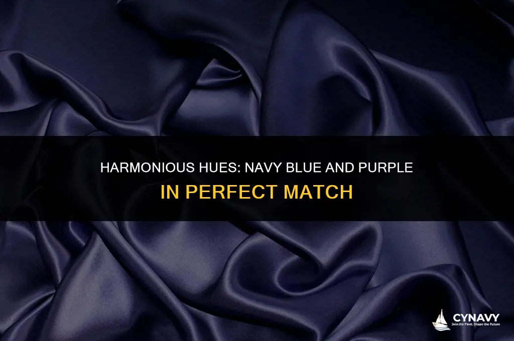 do navy blue and purple match