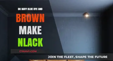 Mixing Navy Blue Dye and Brown: Does It Create Black?