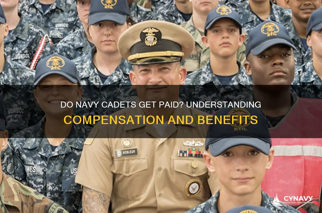 do navy cadets get paid