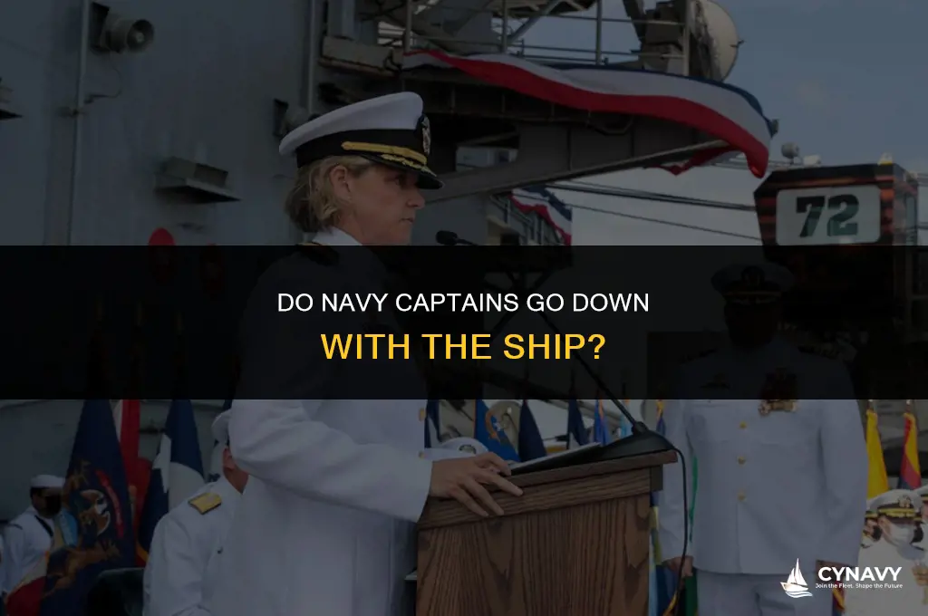 do navy captains go down with the ship