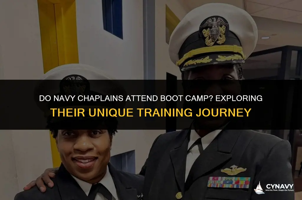 do navy chaplains go to bootcamp