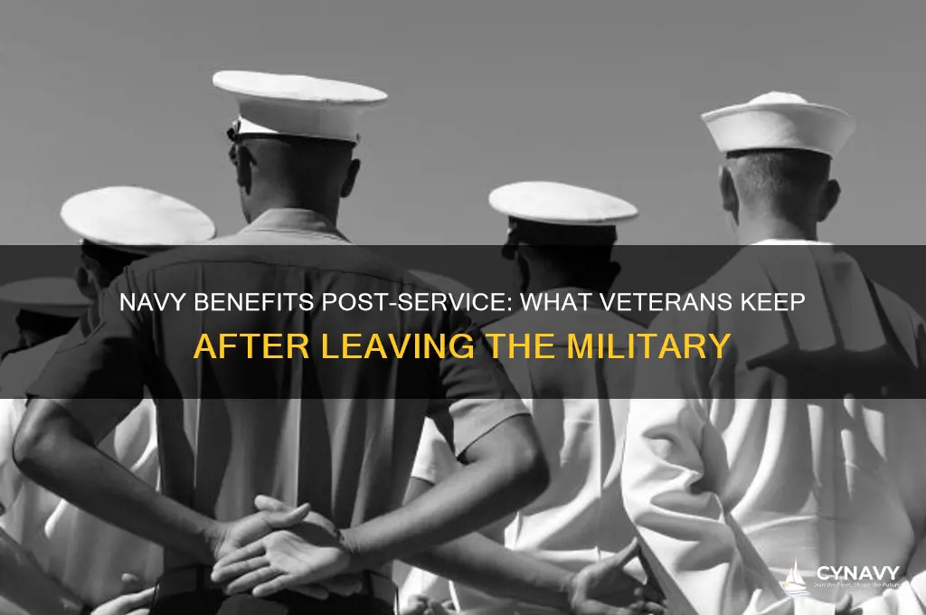 do navy continue getting benefits after leave