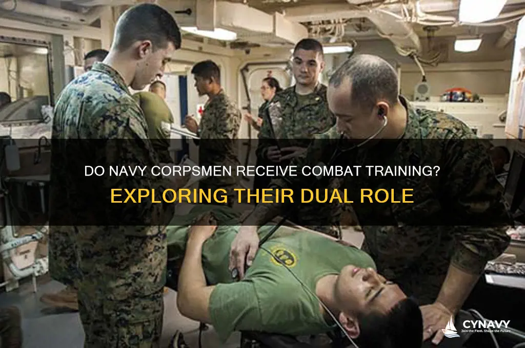 do navy corpsman get trained to fight
