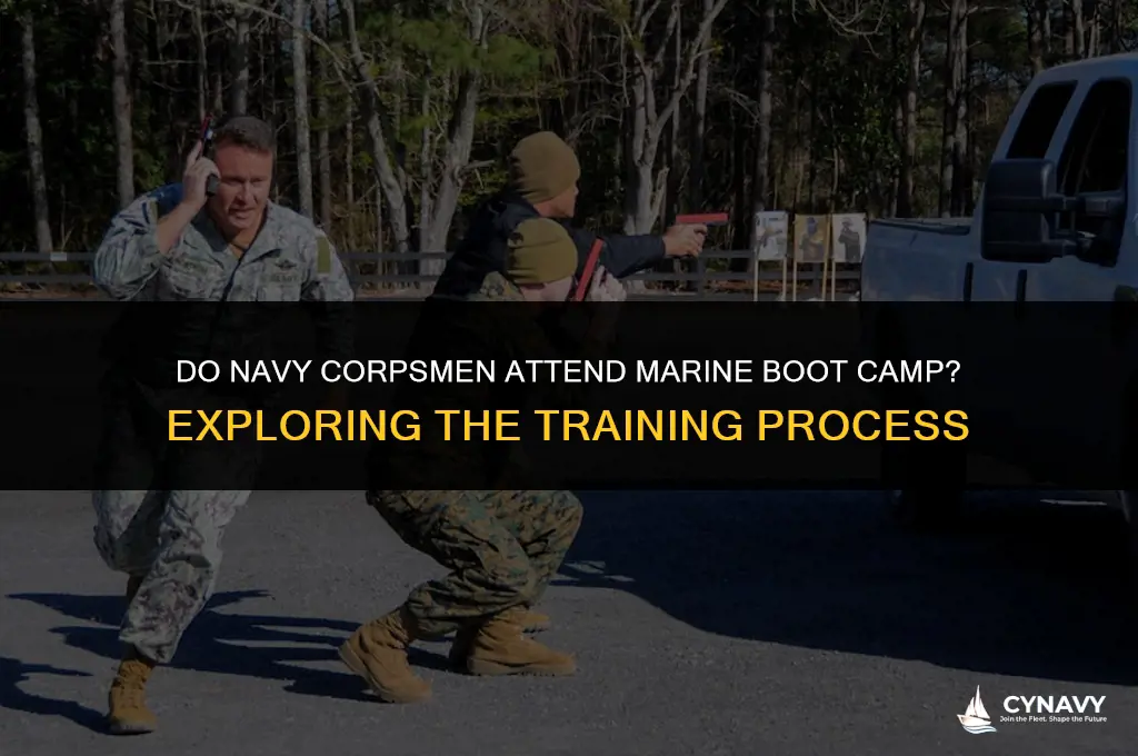 do navy corpsman go through marine boot camp