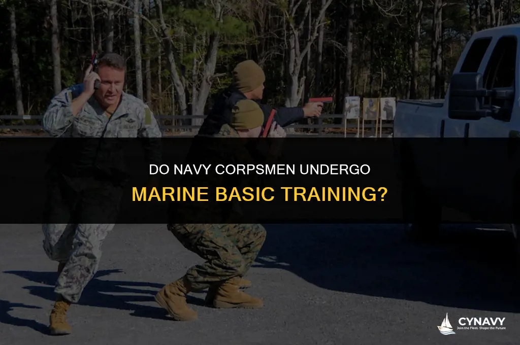 do navy corpsman have to go through marine basic training