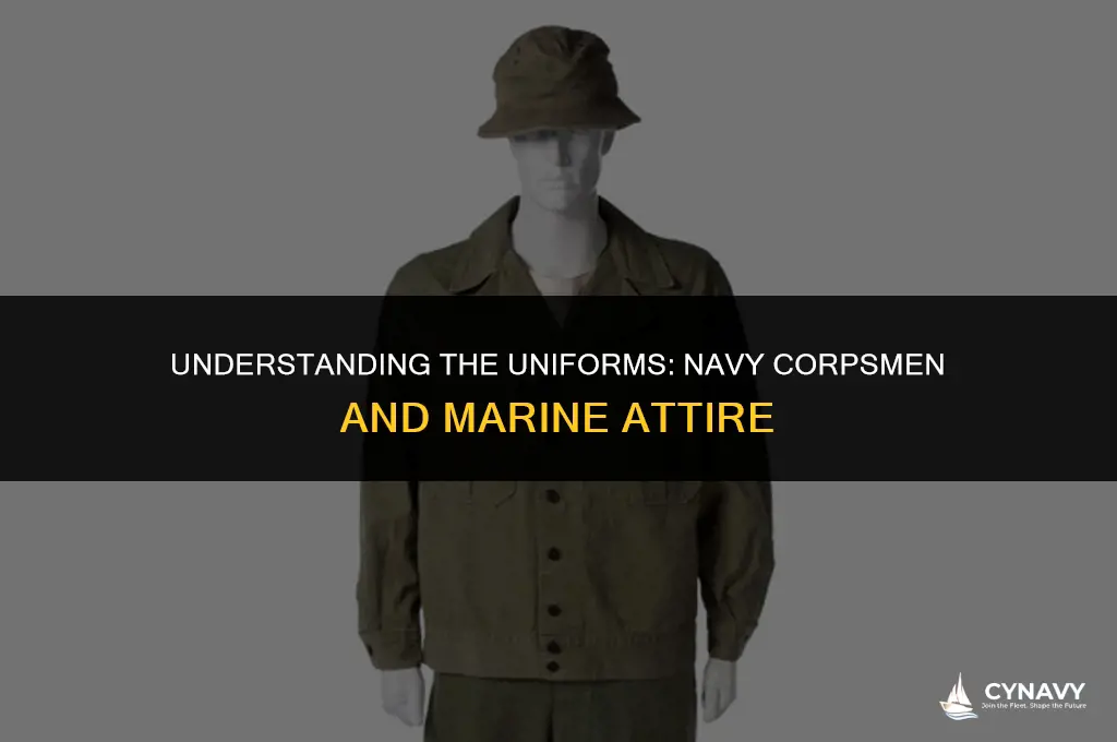 do navy corpsman wear marine uniforms