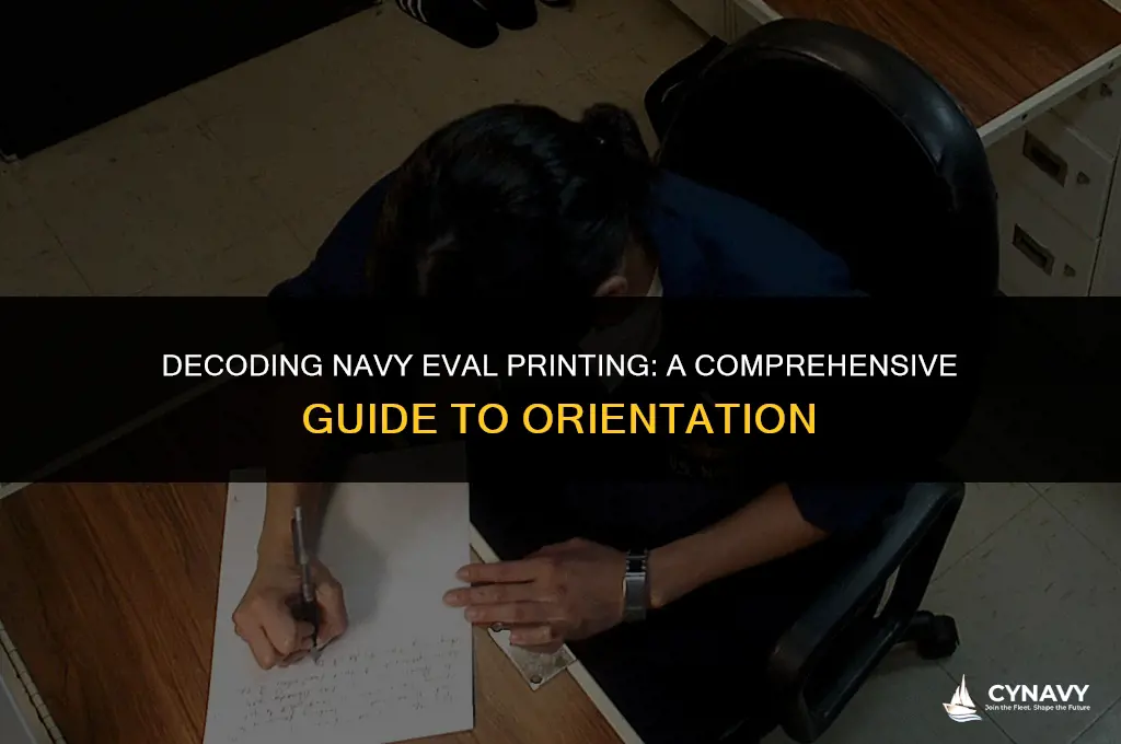 do navy evaluations have to be flipped when printed
