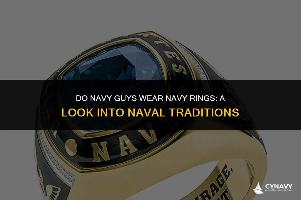 do navy guys wear navy rings
