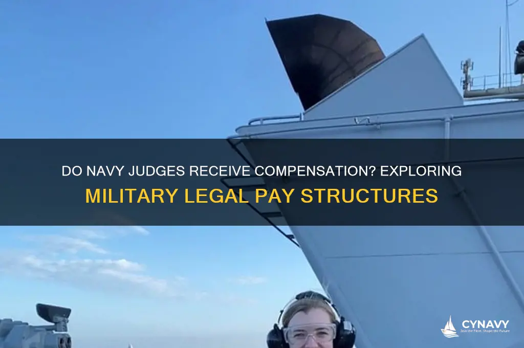 do navy judge get paid