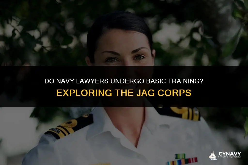 do navy lawyers go through basic training