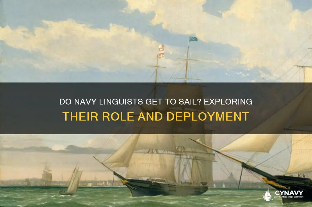 do navy linguists get to sail