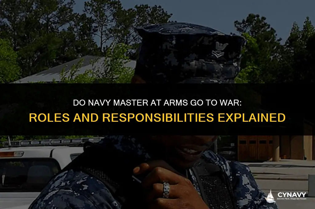 do navy master at arms go to war