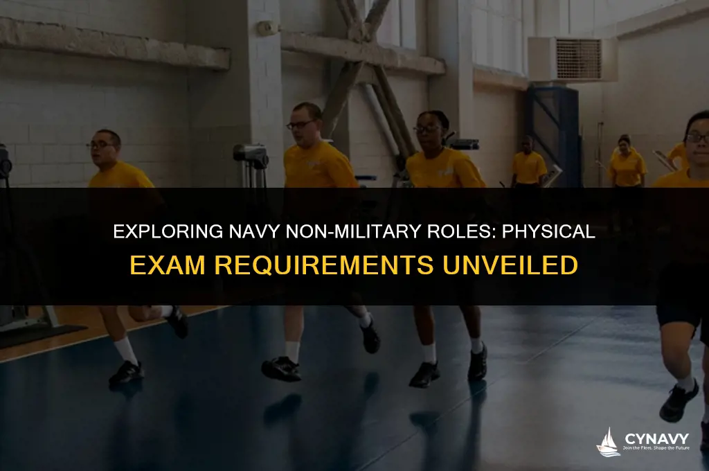 do navy non-military office positions require physical examination