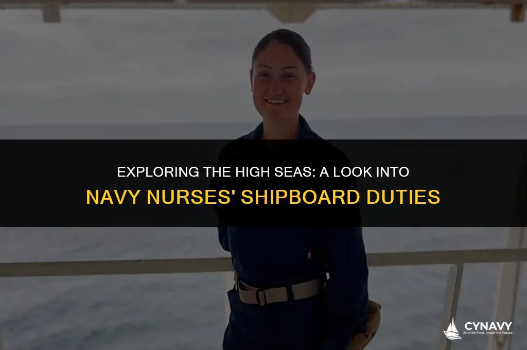 do navy nurses go on ships