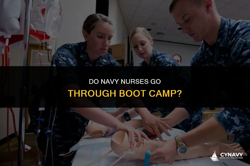 do navy nurses go through boot camp