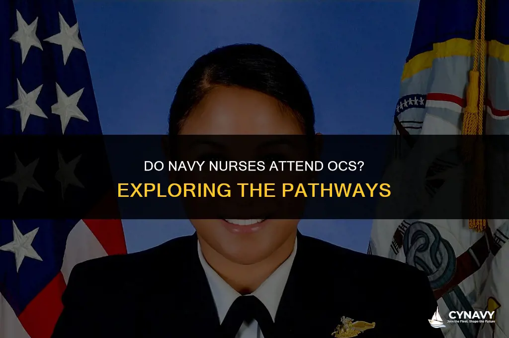 do navy nurses go to ocs