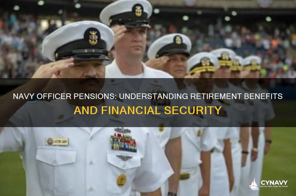 do navy officers get pension