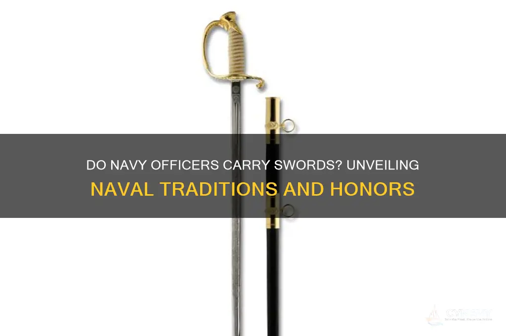 do navy officers get swords