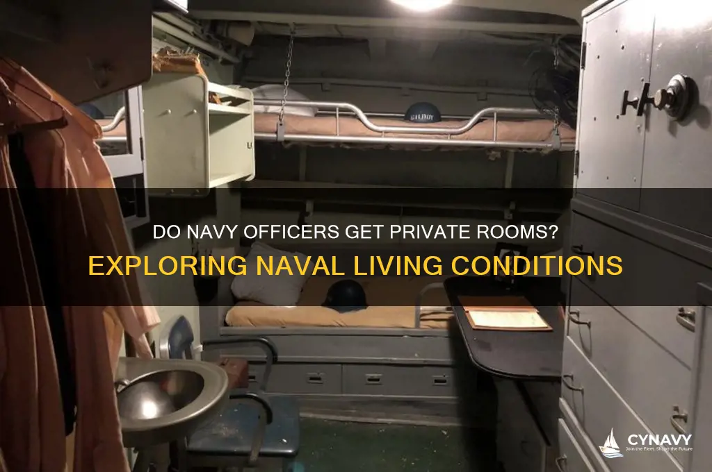 do navy officers get their own room