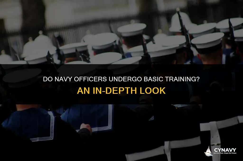do navy officers go through basic training