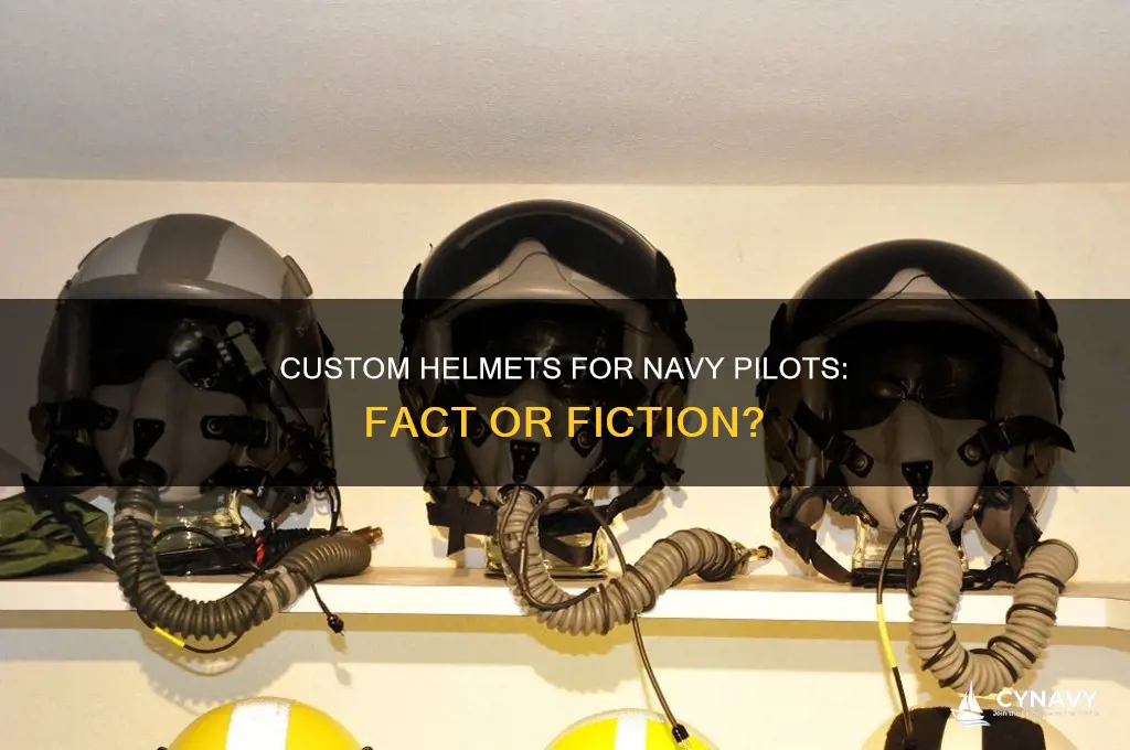 do navy pilots get custom helmets