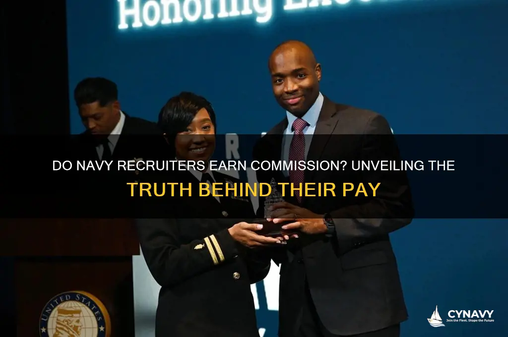 do navy recruiters get commission