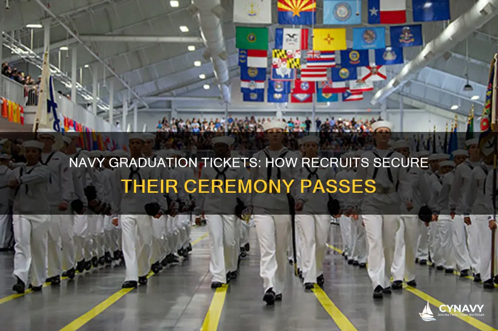 do navy recruits choose who get tickets to graduation