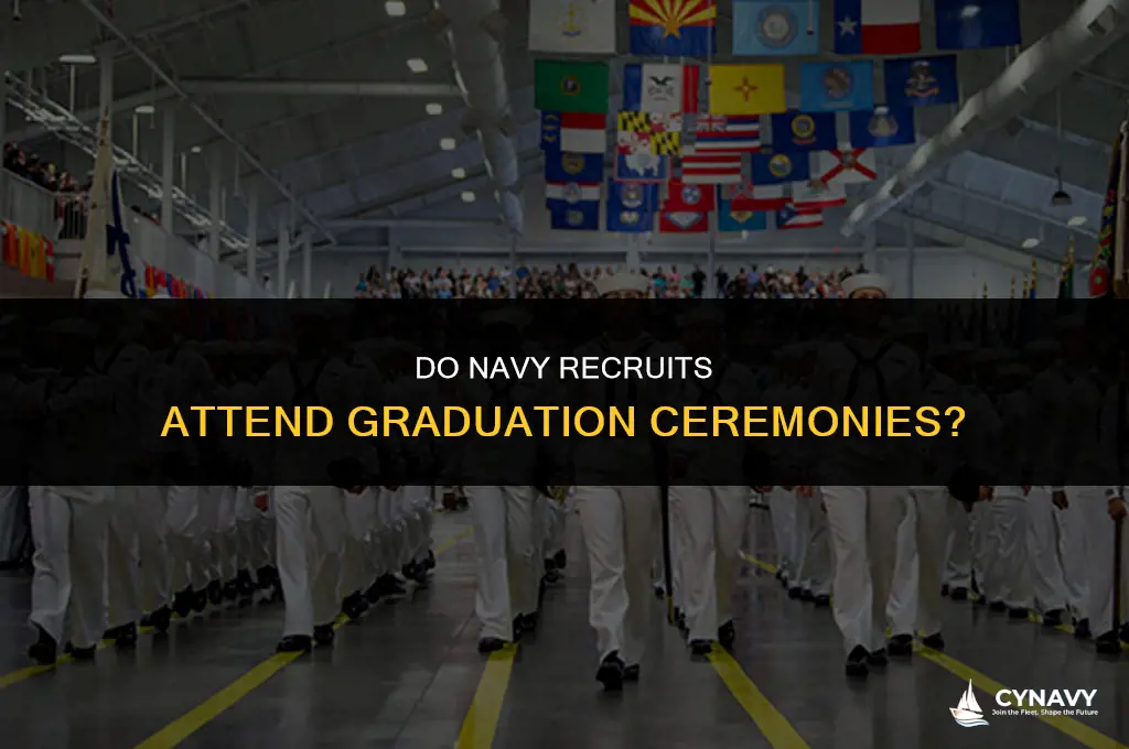 do navy recruits make the list for graduation attandees