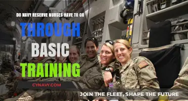 Do Navy Reserve Nurses Undergo Basic Training?