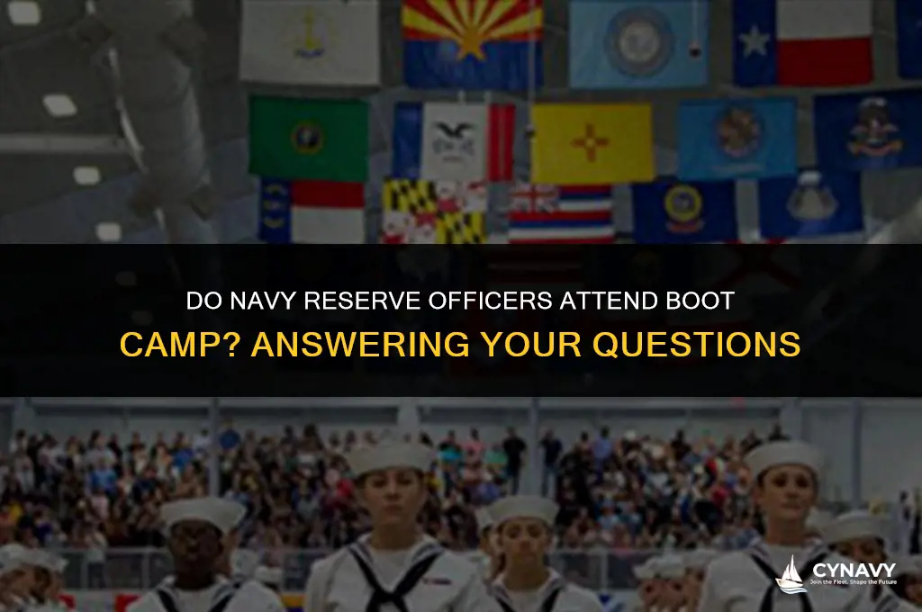 do navy reserve officers go to boot camp