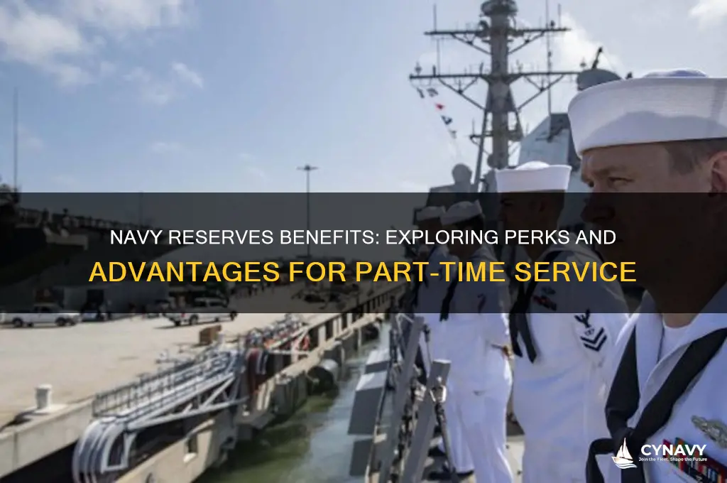 do navy reserves get benefits